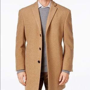 38R Men’s Calvin Klein Camel Overcoat